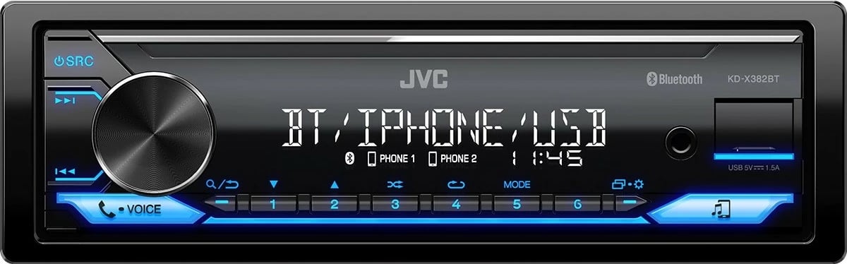 Radio veture JVC KDX-382BT, Bluetooth, USB, i zi