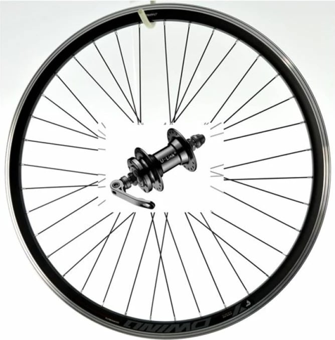 Rrotë përpara biçiklete Yakimasport, e zezë