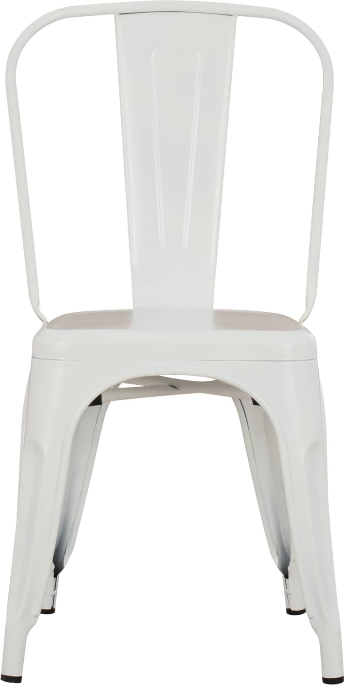 Karrige për ngrënie MELITA-PRO FH8641.41 metalike, ngjyrë e bardhë mat, 44x47x84.5Hcm