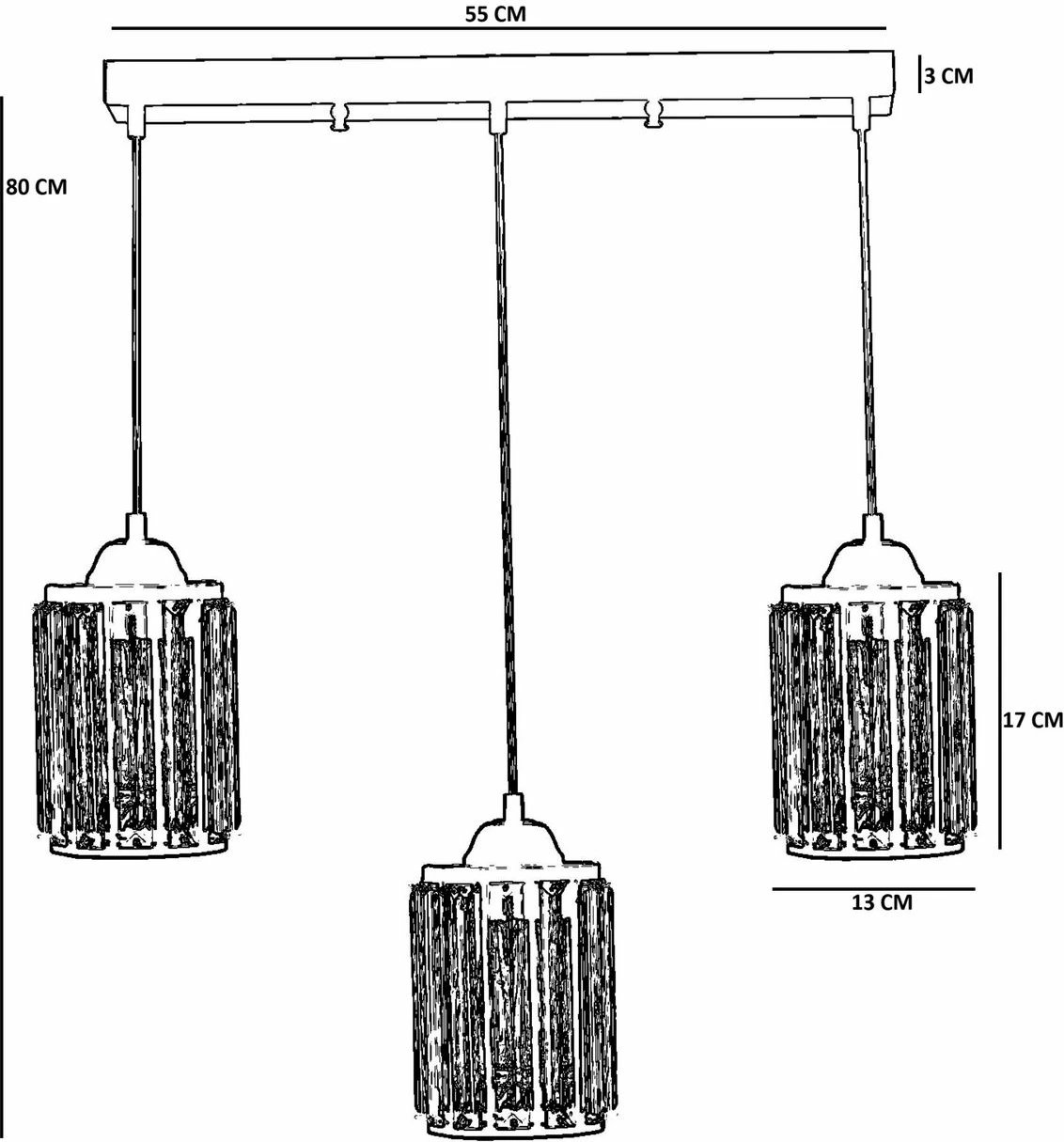 Llambadar Opviq, ngjyrë ari, 9041-5