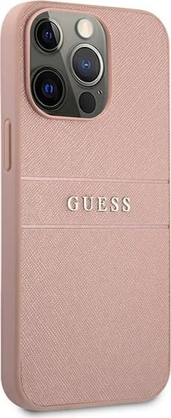 Mbështjellës Guess GUHCP13XPSASBPI për iPhone 13 Pro Max 6.7", rozë
