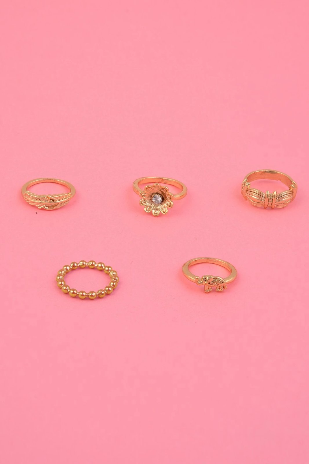 Set unazash ngjyrë ari, Jumeon, 5 copë