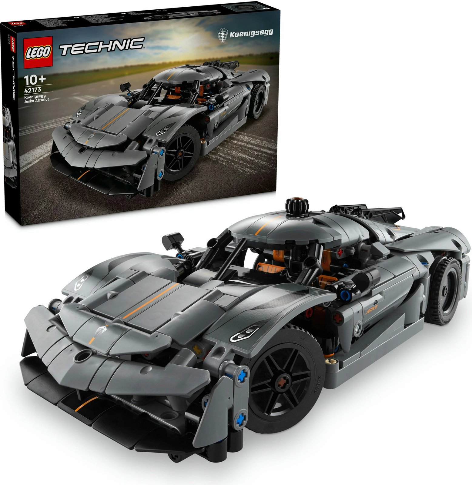 Set ndërtimi LEGO Koenigsegg Jesko Absolut, 801 copë, Gri Set ndërtimi LEGO Koenigsegg Jesko Absolut, 801 copë, Gri