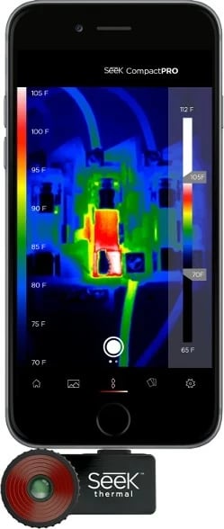 Kamerë termike Seek Thermal Pro FF për iOS, 320x240, 9 paleta, Lightning Kamerë termike Seek Thermal Pro FF për iOS, 320x240, 9 paleta, Lightning