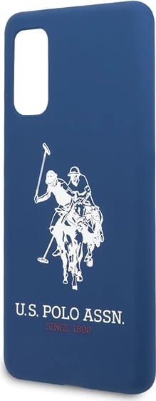 Mbështjellës U.S. Polo Assn. USHCS62SLHRNV Silicone për Samsung Galaxy S20, Blu