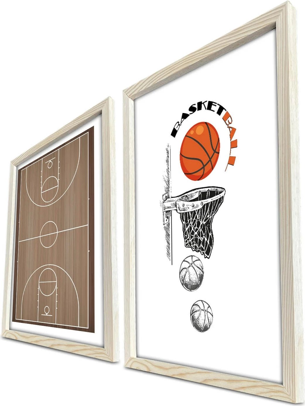 Pikturë dekorative me kornizë MDF (2 copë), Wallity, 2P3853KCT-008