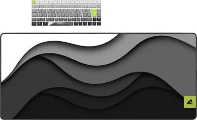 Tastierë mekanike Sharkoon SKILLER SGK50 S3 bundle me mauspad, gri/neon e gjelbër