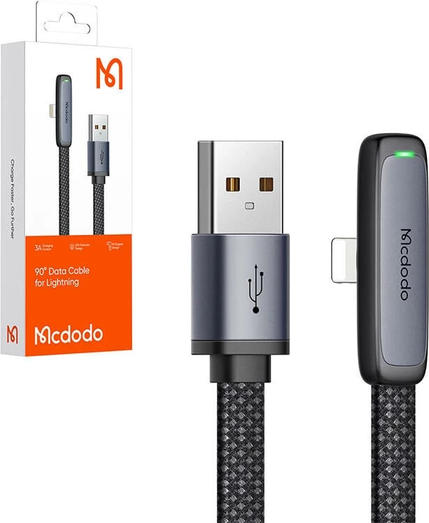 Kabllo USB në Lightning Mcdodo CA-2791, 1.8m, e zezë