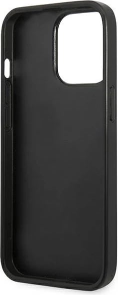 Mbështjellës Karl Lagerfeld Saffiano Plaque për iPhone 13 Pro / 13 6.1", argjendtë