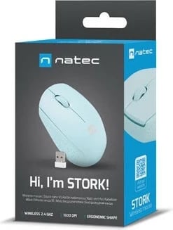 Maus Natec Stork, pa kabllo, blu
