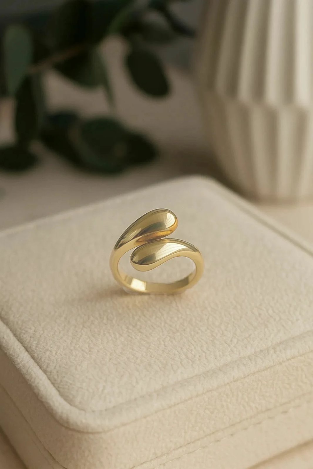 Unazë e artë me zirkon, Jumeon, e rregullueshme