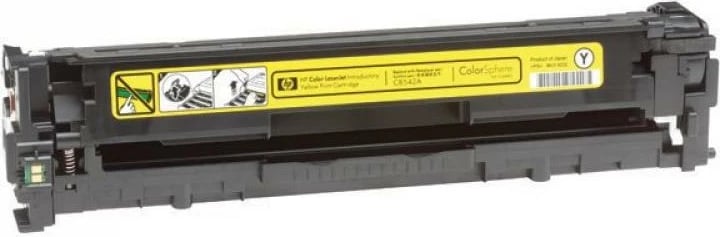 Toner HP 125A (CB542A), rendiment 1100–1700 faqe, origjinal, e verdhë