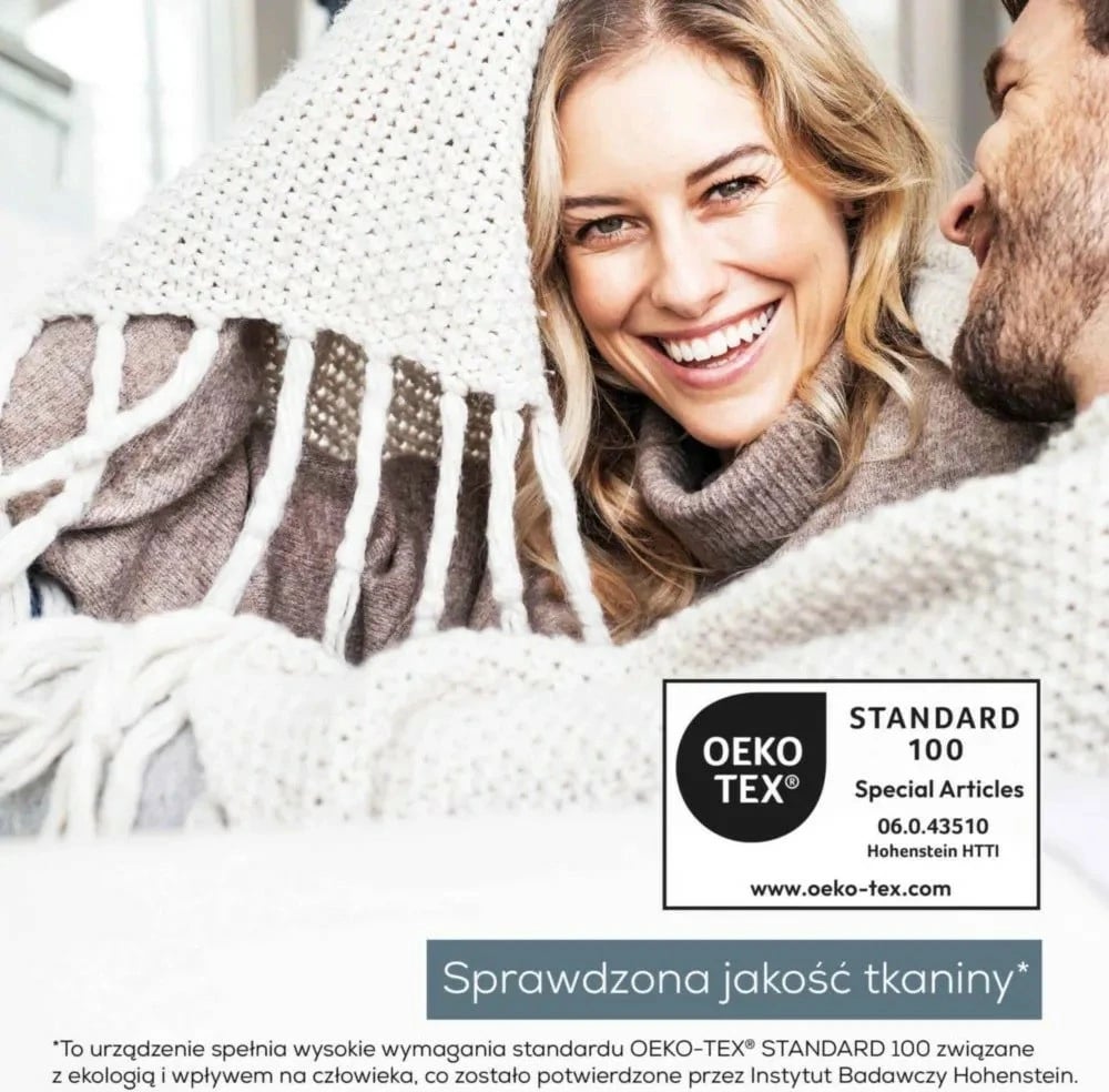 Jastëk elektrik Beurer HK125 XXL Cosy, 60x40 cm, 6 nivele, ndezje e shpejtë, timer 90 min, kabllo 2.3 m, mbrojtje nga mbinxehja, i larëshëm, gri