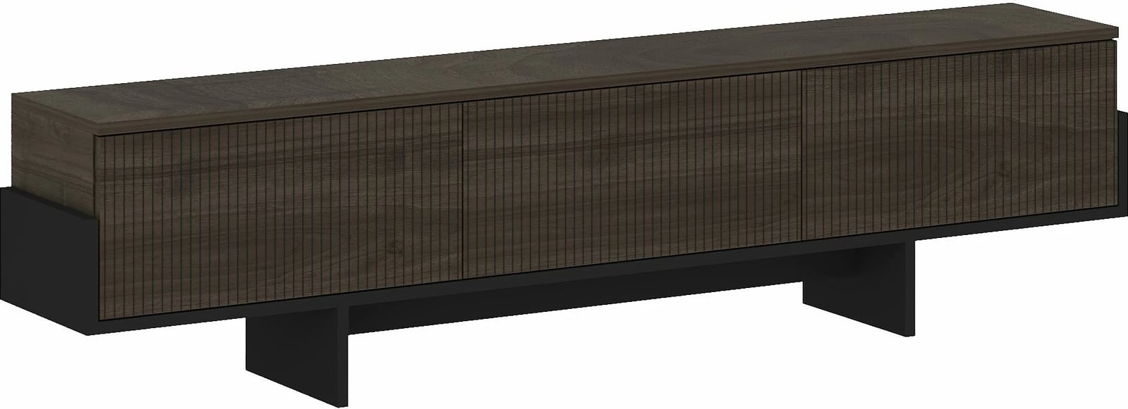 Komodë TV Skye Decor, Hege, ngjyrë arre, e zezë