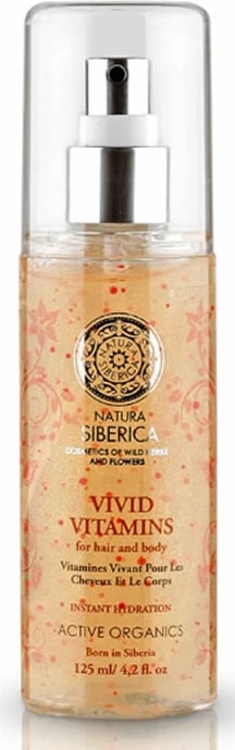 Spray vitaminash për flokë dhe trup Natura Siberica Vivid Vitamins unisex 125ml