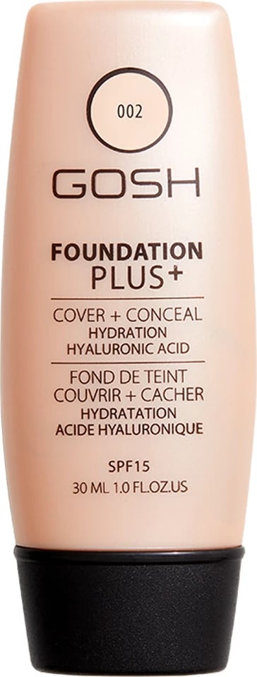 Fondatinë Gosh Foundation Plus+ Covering-Correcting 002 Ivory 30ml