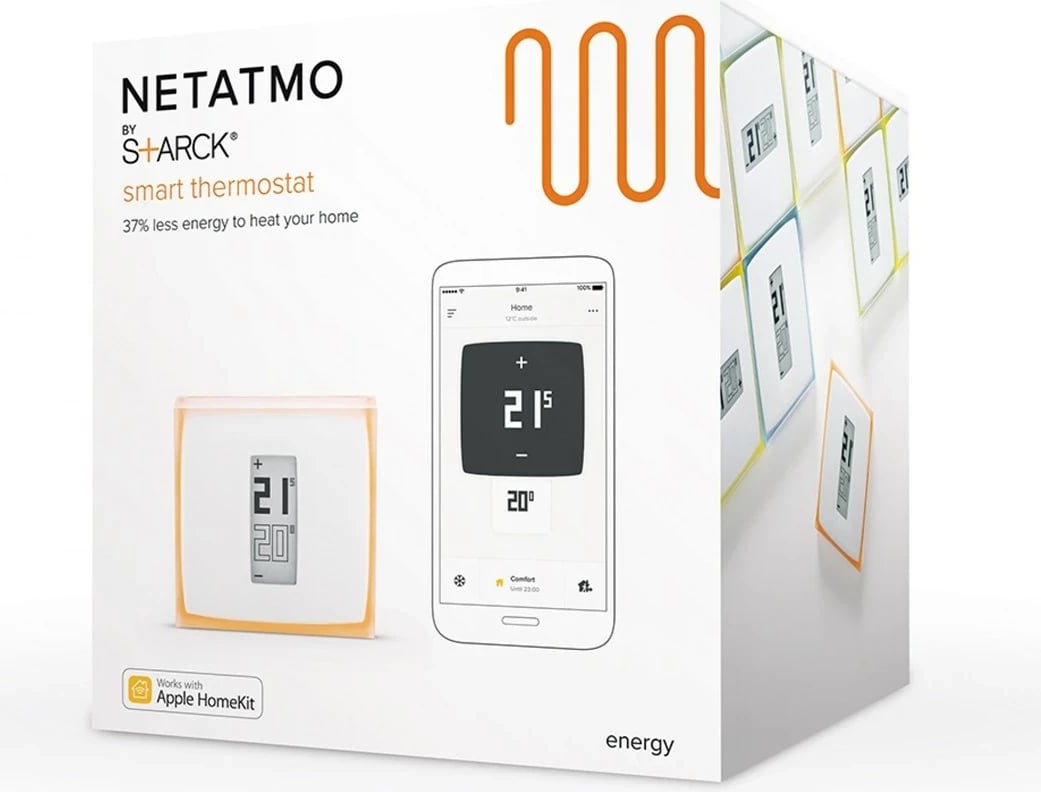 Termostat i mençur NETATMO NTH01-EN-EU, i bardhë