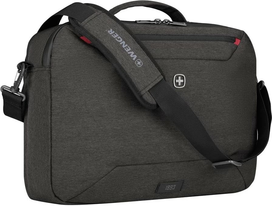 Çantë laptopi Wenger MX Commute 16 inç me rripa shpine, e zezë