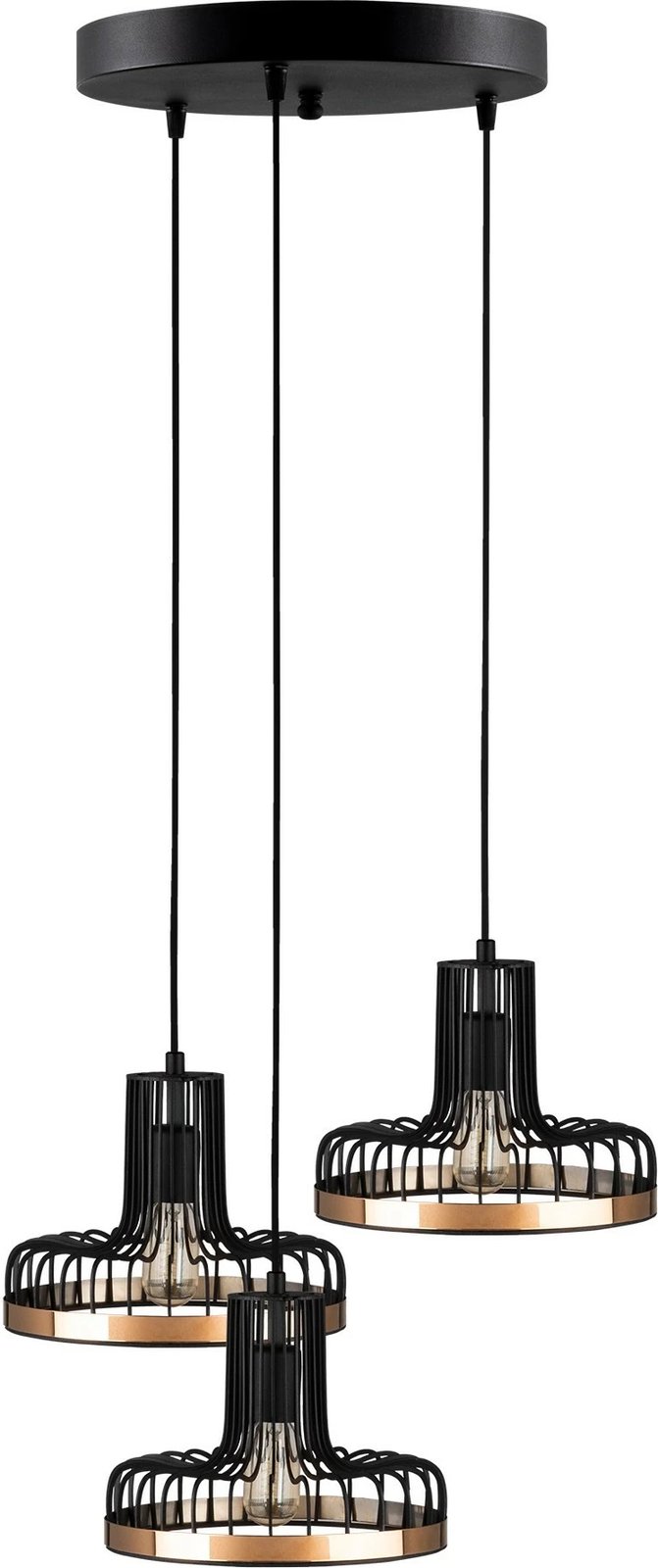 Llambë tavani Opviq, Fellini - MR - 776, e zezë dhe bakri