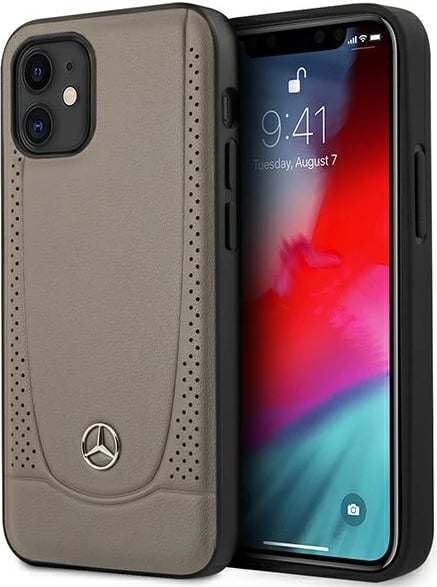 Mbështjellës Mercedes MEHCP12SARMBR për iPhone 12 mini 5.4", Urban Line, kafe