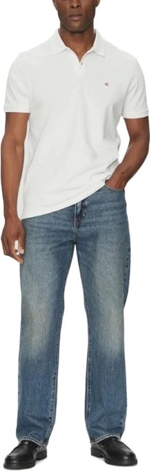Maicë polo Calvin Klein Jeans meshkuj, e bardhë