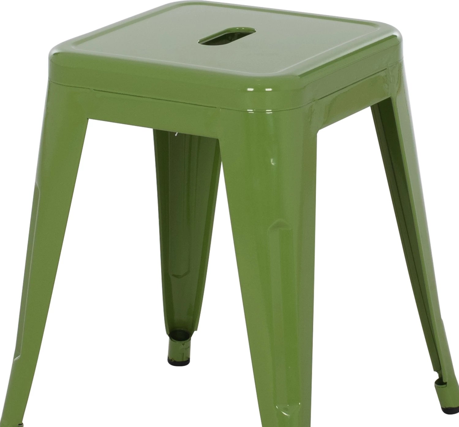 Karrige për bar MELITA FH0096.53 metalike, ngjyrë ulliri e çelët, 39x39x46H cm.