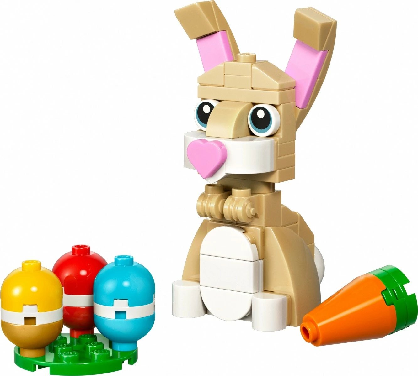 Set lodrash ndërtimi, LEGO Creator 30716 Cute Easter Bunny, 66 pjesë, plastikë, 6+ vjeç, set i vogël