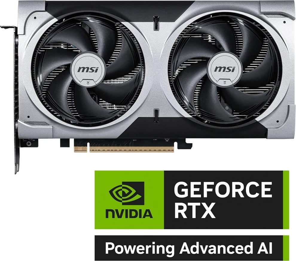 Kartelë grafike MSI VENTUS GeForce RTX 5060 Ti 16G 2X OC PLUS, 16 GB, e zezë