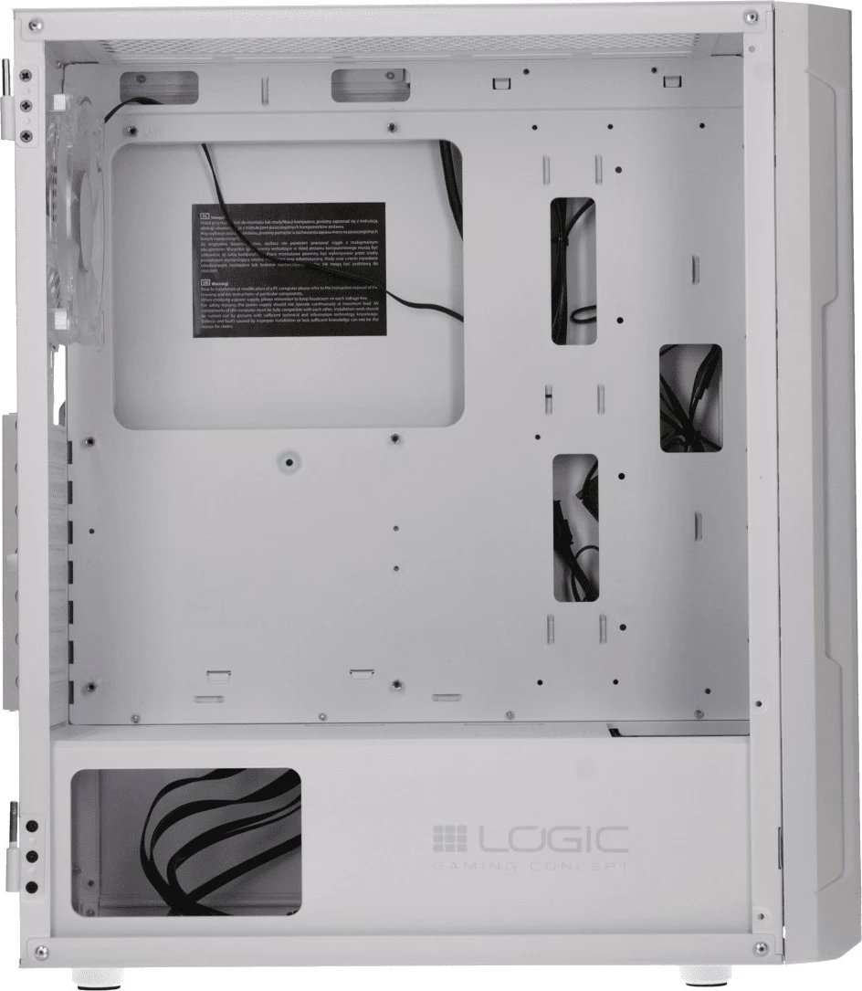 Kasë Logic Concept Aramis ARGB Midi, ATX, e bardhë Kasë Logic Concept Aramis ARGB Midi, ATX, e bardhë