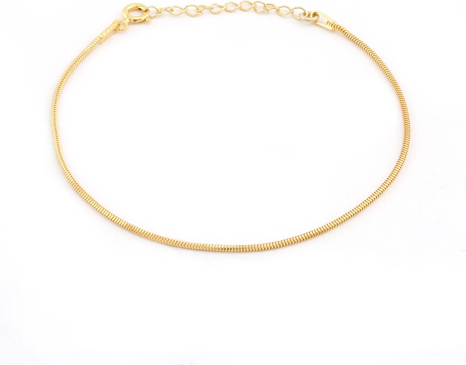 Byzylyk i hollë prej argjendi, ngjyrë ari, Jumeon 10518G