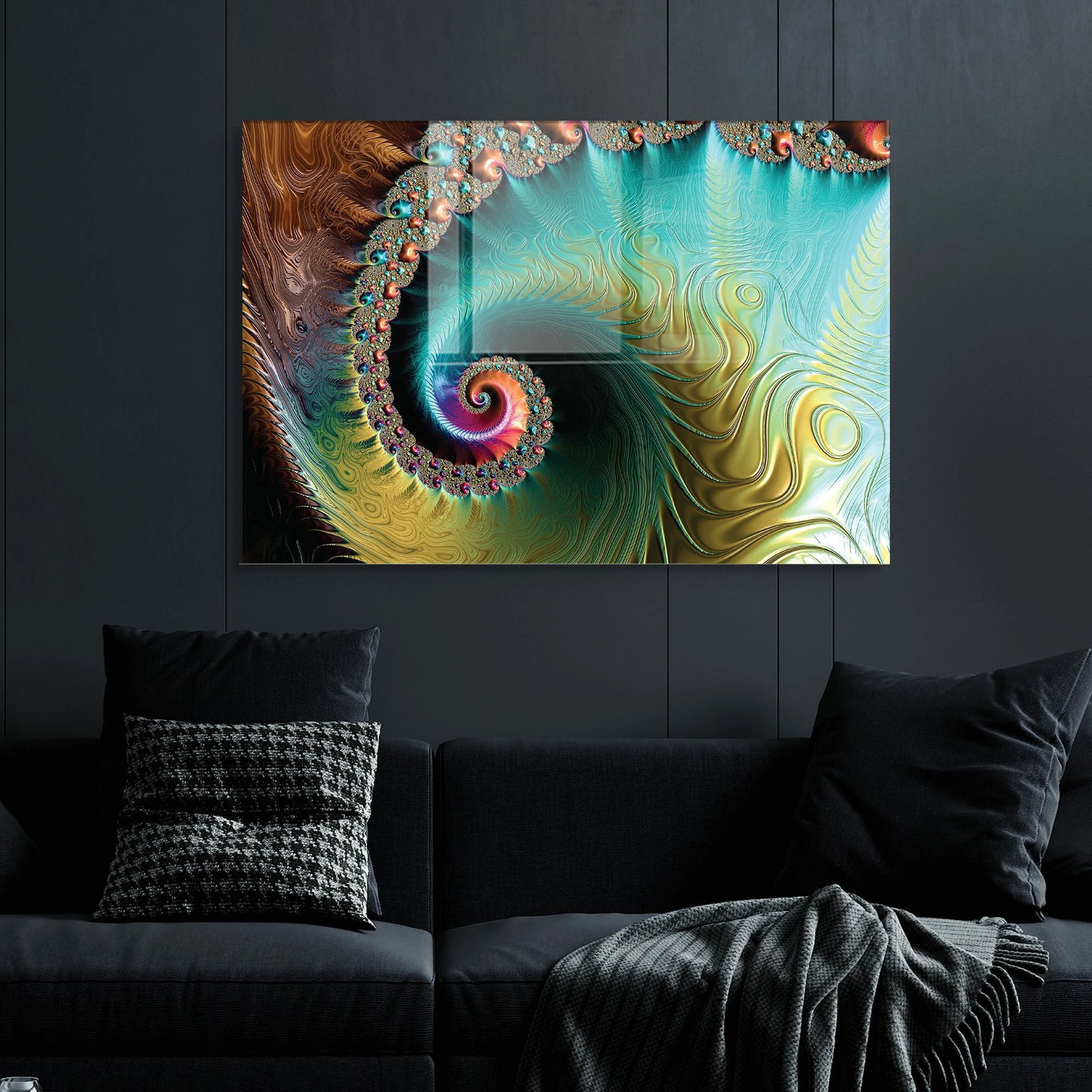 Pikturë dekorative prej xhami të temperuar, Wallity 2126, 30x45cm