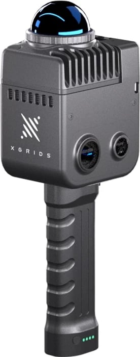 Skaner dore 3D, XGRIDS LixelKity K1, LiDAR + kamera panoramike 36MP, FOV 360°x360°, memorie TF 256GB, bateri 90 min, 1 kg, argjendtë, set me licencë Lixel Studio, bateri, karikues, kabllo, kuti