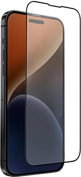 Mbështjellës xhami i temperuar UNIQ Optix Matte për iPhone 15 / 14 Pro me aplikator