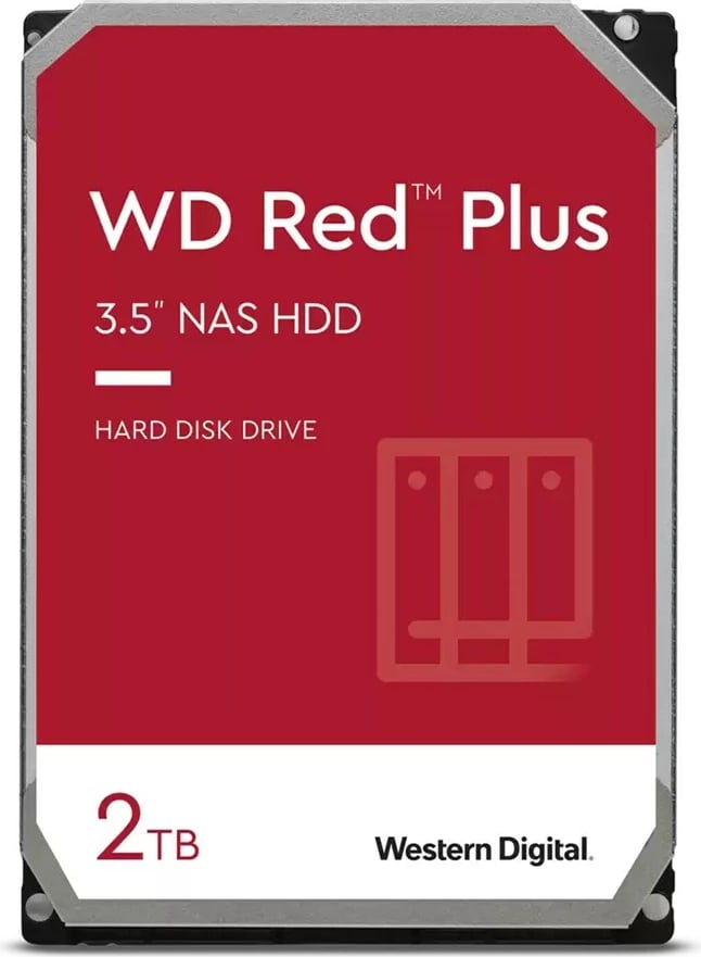 Disk HDD Western Digital Red Plus, 3.5", 2TB