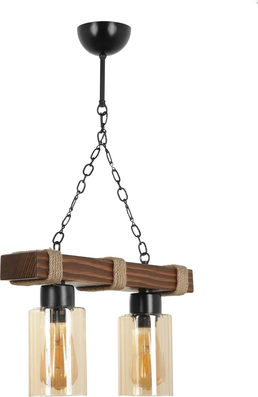 Llambë tavani prej druri Opviq, 8354-2, ngjyrë e verdhë Llambë tavani prej druri Opviq, 8354-2, ngjyrë e verdhë