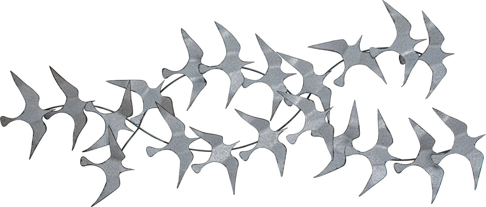 Aksesor dekorativ metalik për mur, Wallity, Sahika 2