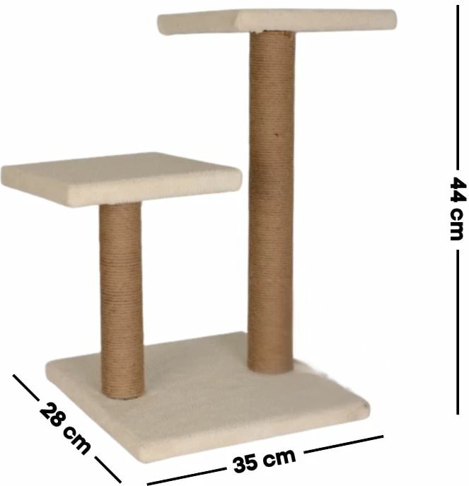 Dru për gërvishtje për mace, Luzi, i bardhë