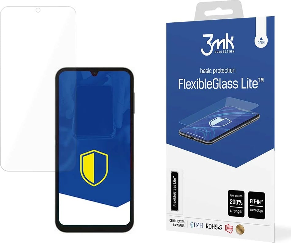 Xham mbrojtës hibrid 3mk FlexibleGlass Lite për Samsung Galaxy A24 4G, Transparent