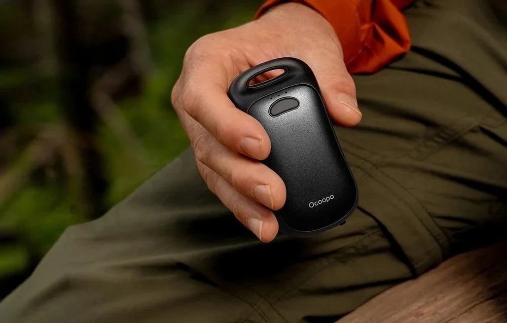 Ngrohës elektrik për duar Ocoopa UT3061, 6000 mAh, Alumini, i zi