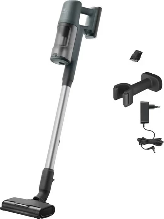 Fshesë me korrent pa kabllo, Electrolux Clean 600 EP61CB21OG, depozitë 0.6 L, deri 50 min, 79 dB, jeshile