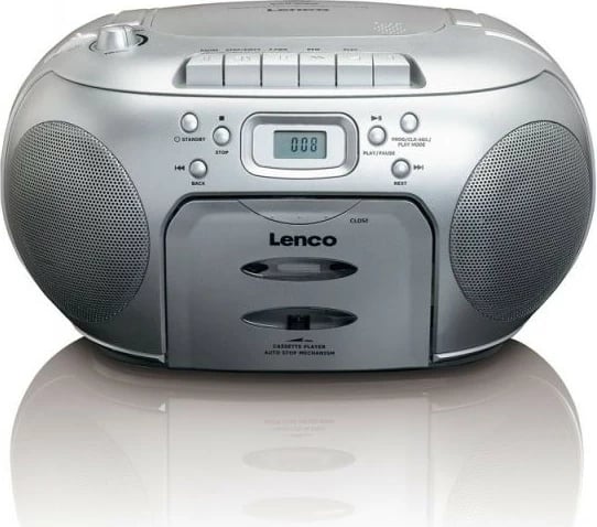 Boombox Lenco SCD-420, kasetofon, radio FM/AM, argjend