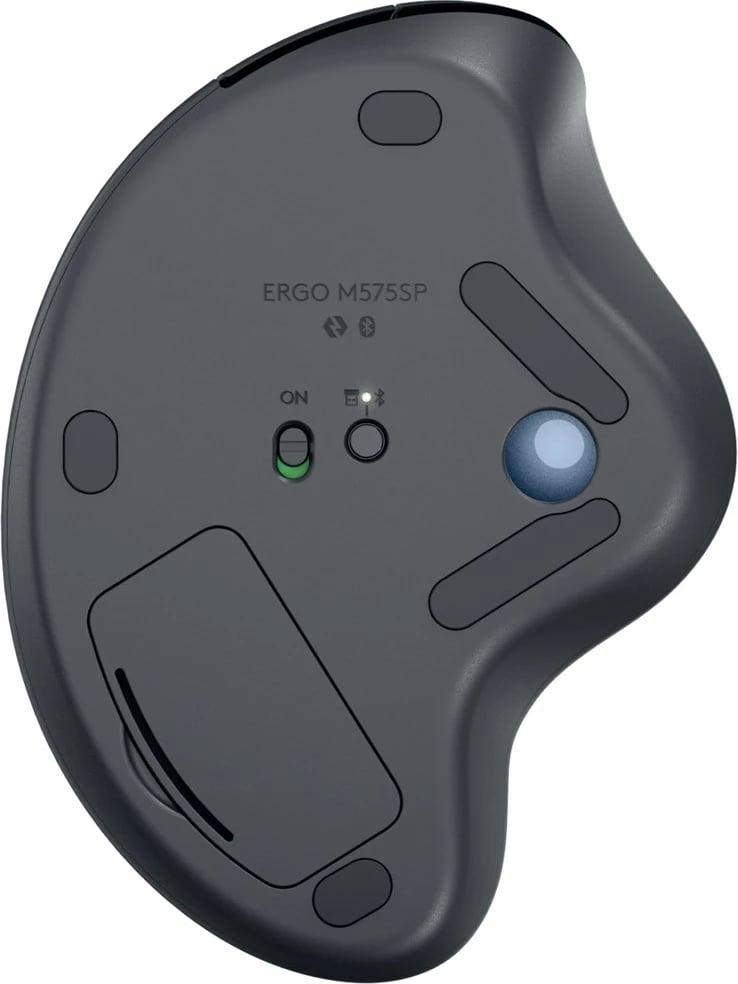 Maus Logitech ERGO M575S wireless, trackball, USB, Blu