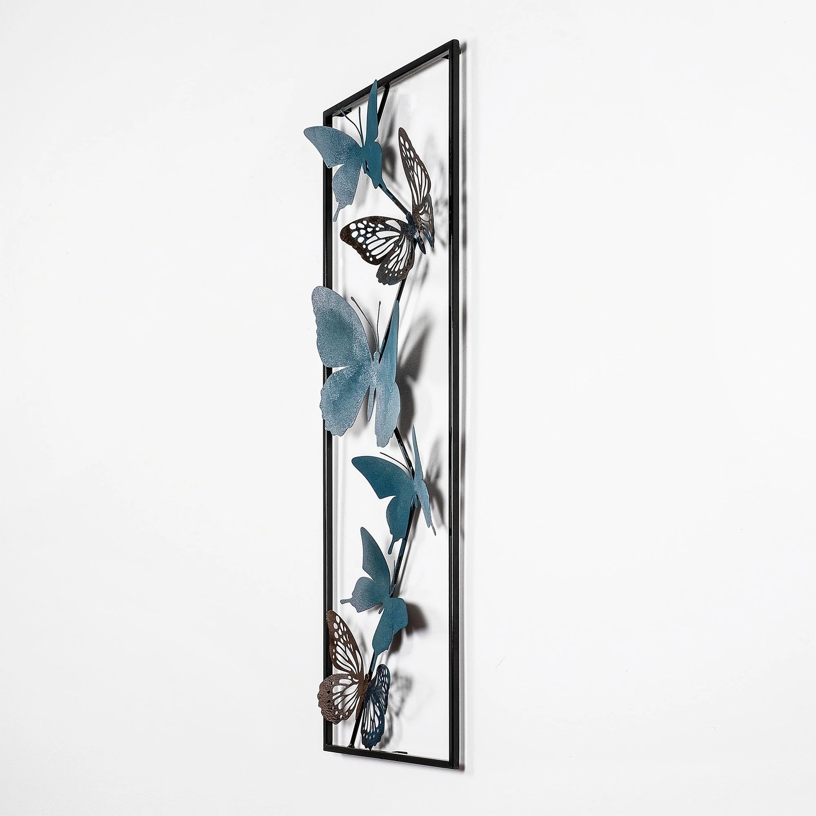 Aksesor dekorativ metalik për mur Wallity, Tavus