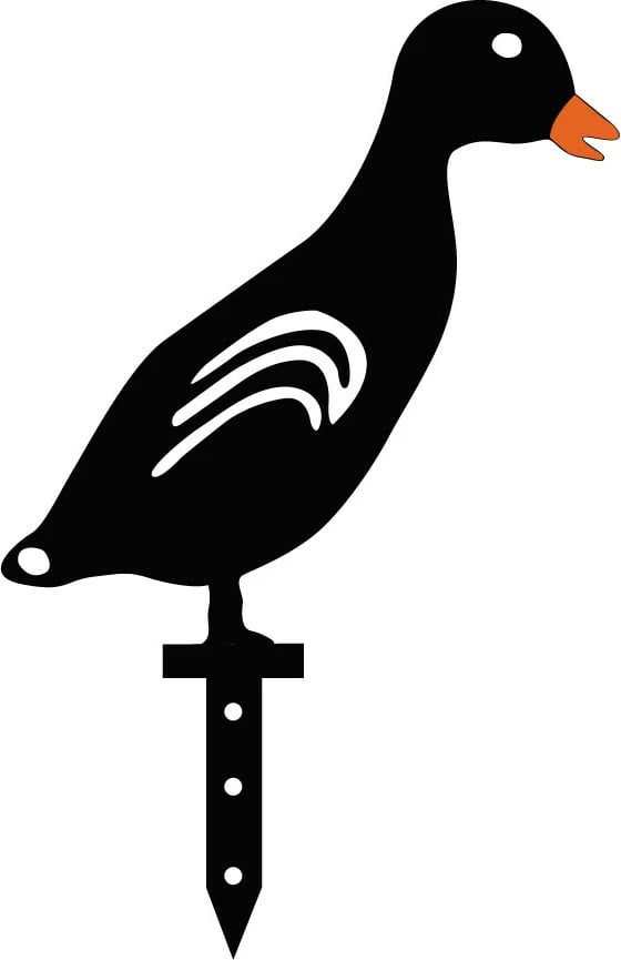 Set dekorativ për kopsht, aksesorë metalik, rosa, Aberto Design