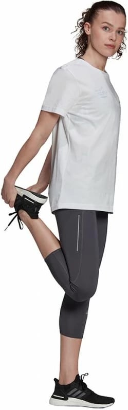 Maicë adidas për femra, e bardhë