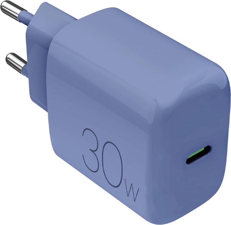 Karikues muri, Puro, Pro Lite 30W, USB-C PD, 1 port, prizë EU, blu