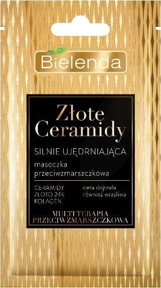 Maskë për fytyrë për femra Bielenda Golden Ceramides Strong Firming Anti-Wrinkle, 8g