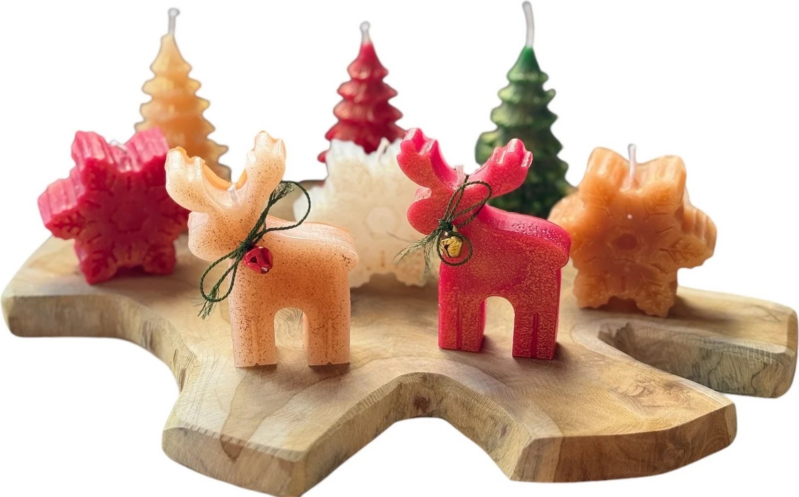 Set qirinjsh (8 copë), Evila Originals, set qirinjsh për Krishtlindje