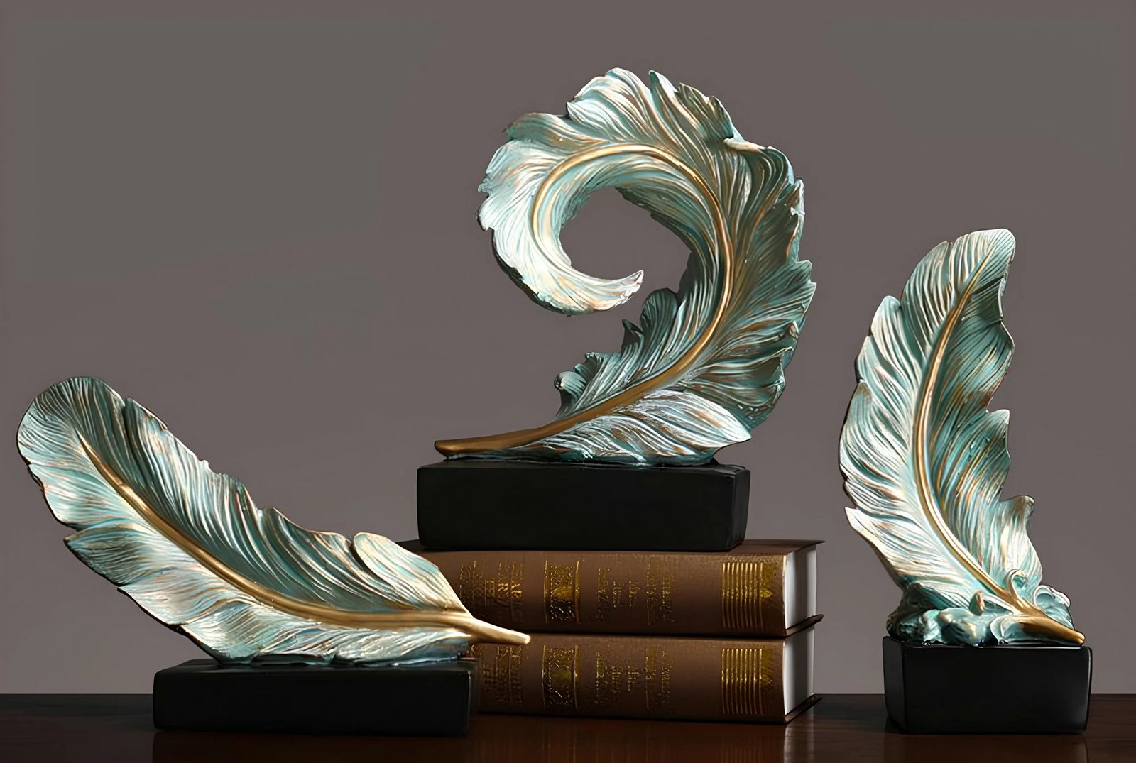 Set dekorativ prej 3 pjesësh, Evila Originals, ngjyrë mint, CY0367 Set dekorativ prej 3 pjesësh, Evila Originals, ngjyrë mint, CY0367