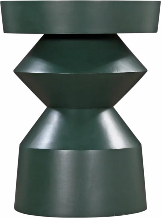 Tavolinë anësore moderne, ngjyrë e gjelbër, 48x48x62.5